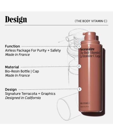 Shop N cessaire The Body Vitamin C - Radiance Serum With THD Ascorbate - 5.1 oz / 150 mL Online - Best Price & International Shipping - Buy Online on GoSupps.com