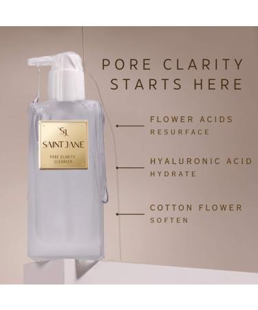 Shop Saint Jane Beauty Pore Clarity Hyaluronic + Flower Acid Cleanser - 4 oz / 120 ml Online - Best Price & International Shipping - Buy Online on GoSupps.com