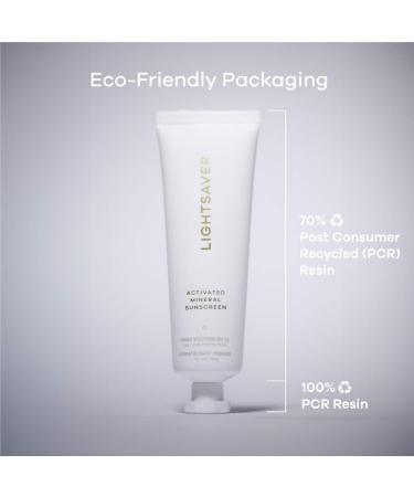 Shop LIGHTSAVER Shade 0 - Activated Non-Tinted Mineral Face Sunscreen Broad Spectrum - SPF 33 - 1.69 oz / 50 ml Online - Best Price & International Shipping - Buy Online on GoSupps.com