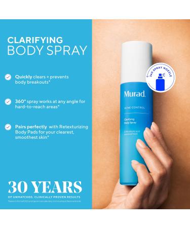 Shop Murad Clarifying Body Spray with Salicylic Acid - 6 oz / 177 ml Online - Best Price & International Shipping - Buy Online on GoSupps.com