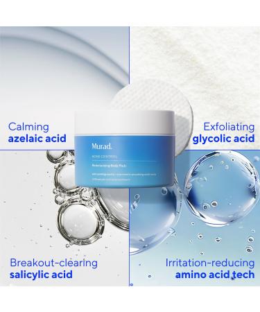 Shop Murad Retexturizing Body Pads with Salicylic Acid - 45 pads / pack Online - Best Price & International Shipping - Buy Online on GoSupps.com