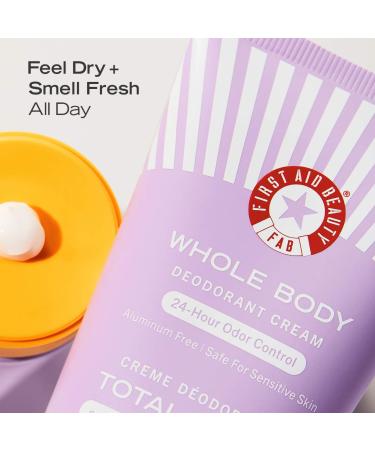Shop First Aid Beauty Whole Body Deodorant Cream - 3 oz / 85 mL Online - Best Price & International Shipping - Buy Online on GoSupps.com