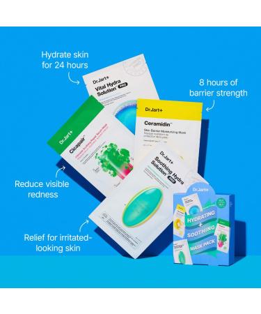 Shop Dr. Jart+ Hydrating & Soothing Face Mask Value Set Online - Best Price & International Shipping - Buy Online on GoSupps.com