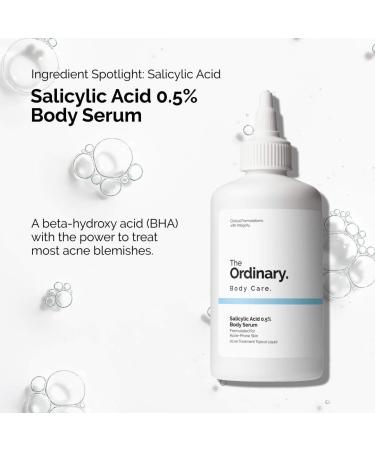 Shop The Ordinary Salicylic Acid 0.5% Body Serum - 8 oz / 240 ml Online - Best Price & International Shipping - Buy Online on GoSupps.com