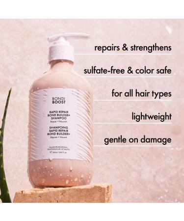 Shop BondiBoost Rapid Repair Bond Builder+ Shampoo for Damaged Hair - 16.9 oz / 500 ml Online - Best Price & International Shipping - Buy Online on GoSupps.com