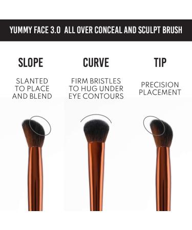 Shop Danessa Myricks Beauty Yummy Face 3.0 Targeted All Over Face Conceal & Sculpt Brush- For liquid Creams or Powders Online - Best Price & International Shipping - Buy Online on GoSupps.com