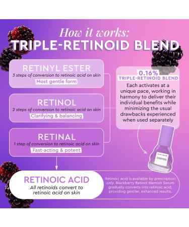 Shop Glow Recipe Blackberry Retinol Blemish Serum - 1 oz / 30 ml Online - Best Price & International Shipping - Buy Online on GoSupps.com