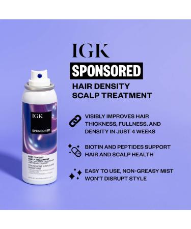 Shop IGK Sponsored Hair Density Scalp Treatment for Thinning Hair - 2.1 oz / 63 ml Online - Best Price & International Shipping - Buy Online on GoSupps.com