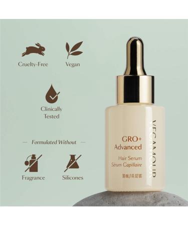 Shop Vegamour GRO+ Advanced Hair Serum for Severe Signs of Thinning - 1 fl oz / 30 mL Online - Best Price & International Shipping - Buy Online on GoSupps.com