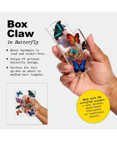 Shop Chunks Medium Box Hair Claw Clip -Butterfly Online - Best Price & International Shipping - Buy Online on GoSupps.com