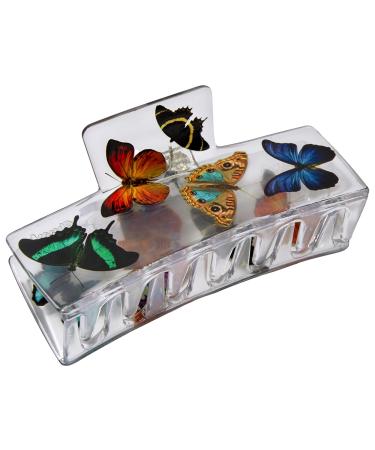 Chunks Medium Box Hair Claw Clip -Butterfly