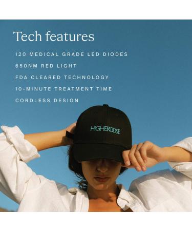 Shop HigherDOSE Red Light Hat for Hair Vitality Online - Best Price & International Shipping - Buy Online on GoSupps.com