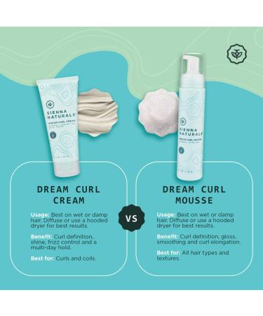 Shop Sienna Naturals Curl-Enhancing Dream Curl Hair Mousse - 8 oz Online - Best Price & International Shipping - Buy Online on GoSupps.com