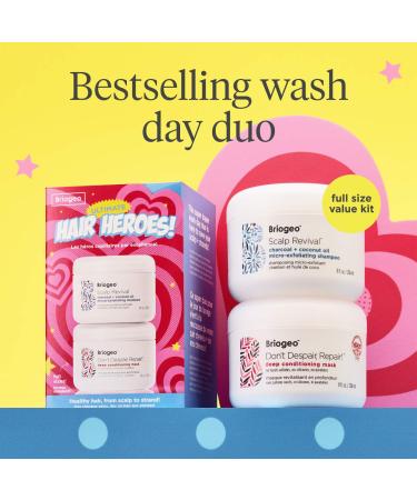 Shop Briogeo Ultimate Hair Heroes Scalp Scrub Shampoo and Deep Conditioning Mask Value Set Online - Best Price & International Shipping - Buy Online on GoSupps.com