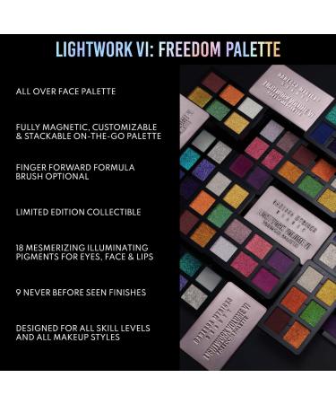 Shop Danessa Myricks Beauty LIGHTWORK VI The Freedom Palette: Magnetic Customizable Stackable Palette with Illuminating Pigments for Eyes Face & Lips Online - Best Price & International Shipping - Buy Online on GoSupps.com