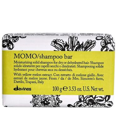 Davines MOMO Hydrating Shampoo Bar for Dry Hair - 3.53 oz/ 100 g