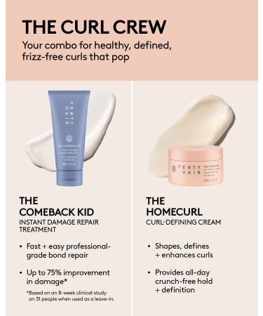 Shop Fenty Beauty by Rihanna The Curl Crew Instant Damage Repair Treatment + Curl Defining Cream Set Online - Best Price & International Shipping - Buy Online on GoSupps.com