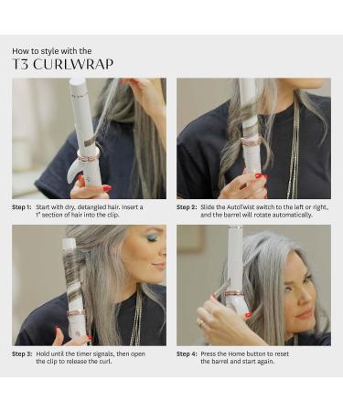 Shop T3 CurlWrap 1" Automatic Rotating Curling Iron with Longer Barrel Online - Best Price & International Shipping - Buy Online on GoSupps.com