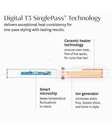 Shop T3 CurlWrap 1" Automatic Rotating Curling Iron with Longer Barrel Online - Best Price & International Shipping - Buy Online on GoSupps.com