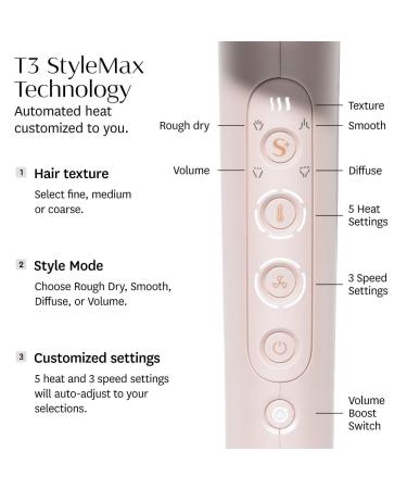 Shop T3 Featherweight StyleMax Professional Hair Dryer with Automated Heat Online - Best Price & International Shipping - Buy Online on GoSupps.com