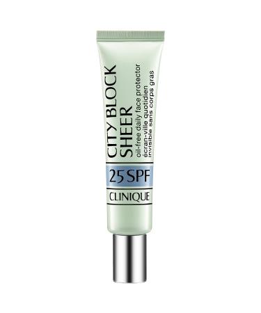 CLINIQUE City Block Sheer Oil-Free Daily Face Protector Broad Spectrum Sunscreen SPF 25 Primer - 1.4 oz/ 40 mL