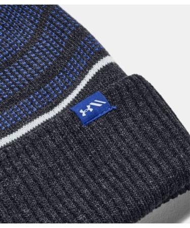 Under Armour Men's UA Golf Pom Beanie - Black & Emotion Blue | Shop Now - Buy Online on GoSupps.com