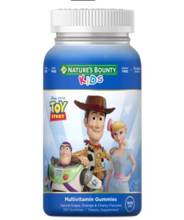 Nature’s Bounty Kids Disney and Pixar Toy Story Multivitamin Gummies - 200 Gummies 
