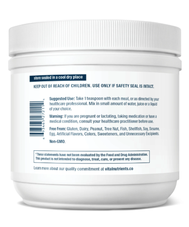 Vital Nutrients Heartburn Tx 218g - Vegetarian Relief Formula - Buy Online on GoSupps.com