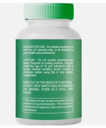 Locred Rosabella Moringa Powder Capsules - 800mg of Pure Nutrient- 60 Capsules - Buy Online on GoSupps.com
