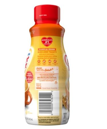 Nestle Coffee mate Hazelnut Liquid Coffee Creamer  16 fl oz - Buy Online on GoSupps.com