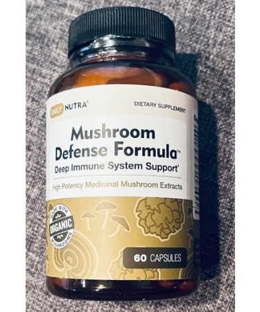 Mushroom Defense Formula by DailyNutra - Immune Support Supplement | Organic Mushrooms, Hot Water Extracted - Reishi, Chaga, Maitake, Shiitake & Turkey Tail (90 Capsules) 90 Count (Pack of 1)