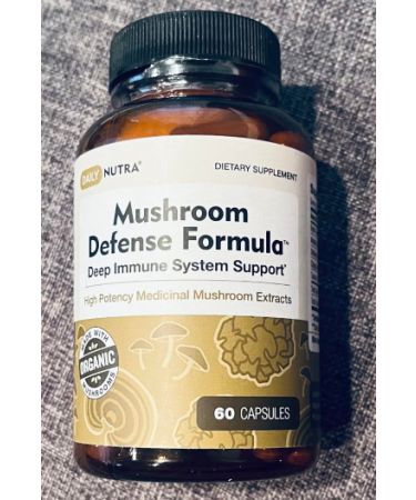 Mushroom Defense Formula by DailyNutra - Immune Support Supplement | Organic Mushrooms, Hot Water Extracted - Reishi, Chaga, Maitake, Shiitake & Turkey Tail (90 Capsules) 90 Count (Pack of 1) - Buy Online on GoSupps.com