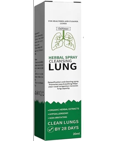 OnNature Organic - Lung Cleanse & - Nasal Spray Pro Organic - Lung Cleanse - Nasal Spray - Spray Cleansing Lung - Pack of 1