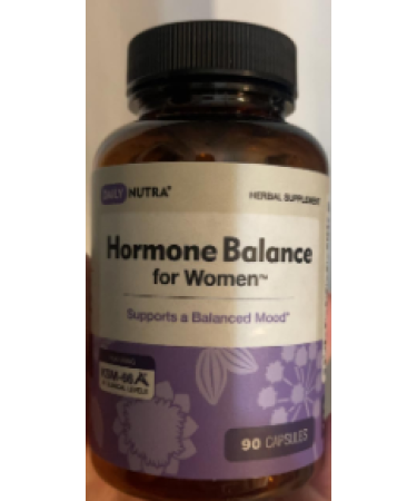 DailyNutra Hormone Balance for Women - Natural Mood Supplement - PMS Relief and Menopause Support | Featuring Clinically Studied KSM-66 Ashwagandha (90 Capsules) 90 Count (Pack of 1) - Buy Online on GoSupps.com