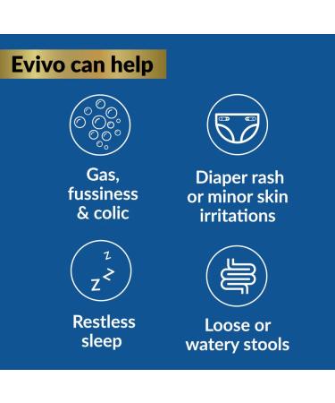  Evivo® Infant Probiotic Powder - 8 Billion CFUs in each packet - 7 packets per carton -  intended for babies (0-36 months) - Buy Online on GoSupps.com