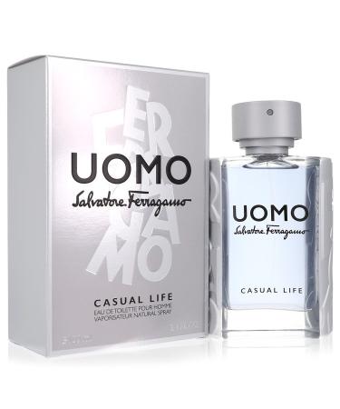 Salvatore Ferragamo Uomo Casual Life by Salvatore Ferragamo Eau De Toilette Spray 3.4 oz for Men