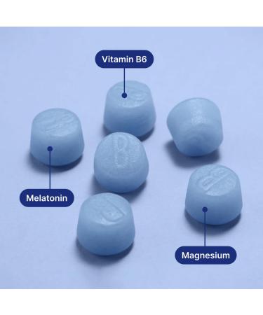 Braineffect Sleep Rubber - Vegan Melatonin Gummies (60 Pieces) | Blueberry Flavor for Faster Sleep - Buy Online on GoSupps.com