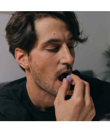 Braineffect Sleep Rubber - Vegan Melatonin Gummies (60 Pieces) | Blueberry Flavor for Faster Sleep - Buy Online on GoSupps.com