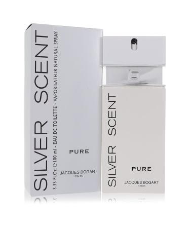 Silver Scent Pure by Jacques Bogart Eau De Toilette Spray 3.4 oz for Men