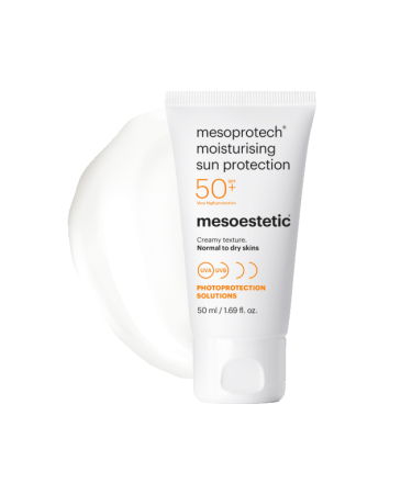 Mesoestetic SPF 50 Moisturizing Sunscreen - Ultimate Protection for Your Skin - Buy Online on GoSupps.com