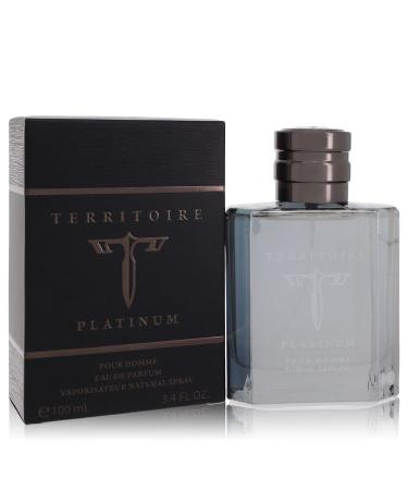 Territoire Platinum by YZY Perfume Eau De Parfum Spray 3.4 oz for Men