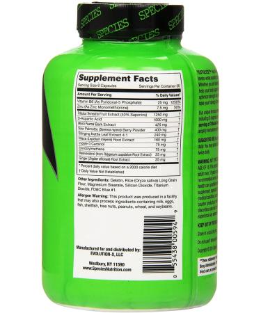 Buy Species Nutrition Testolyze â€“ 180 Capsules for Testosterone Support - Buy Online on GoSupps.com