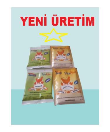 BAKIN AGRICULTURE SMART PROL VE 50 GR X 2 + SMART VITAPLUS 50 GR X 2 "PROBIOTIC AND VITAMIN FOR POULTRY
