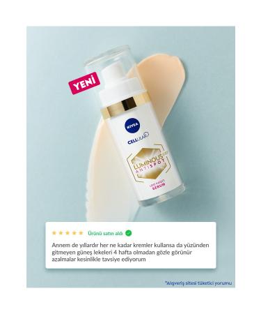 NIVEA n vea Luminous630 Anti-Spot Brightening Skin Care Serum 30 ml Skin Tone Equalizer Face Care - Buy Online on GoSupps.com