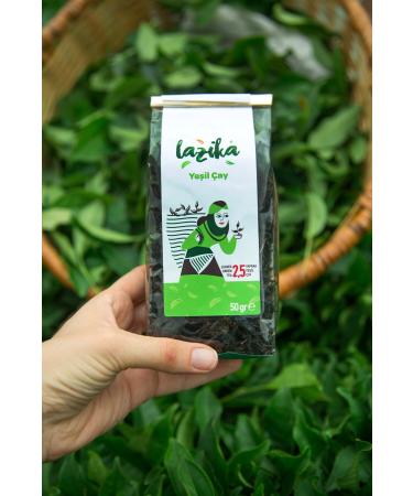 LAZIKA Handmade Green Tea 50 G Antioxidant No Additives Only Top Leaves - Buy Online on GoSupps.com