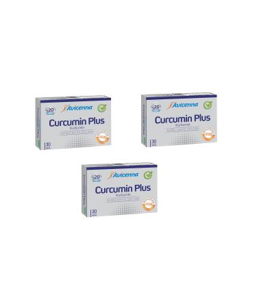 Avicenna Curcumin Plus 30 Capsules 3 Pieces