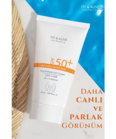 Fit & Alive Fitalive 50 Spf Sun Cream - 50 ml - Buy Online on GoSupps.com