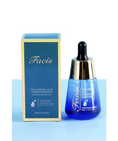 Facis Hyaluronic Acid Anti-Wrinkle Brightening Anti-Aging Ampoule for Eye Contour Face - Buy Online on GoSupps.com