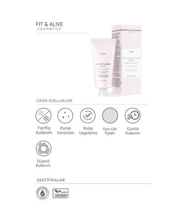 Fit & Alive Fitalive Glutathione Mask - Buy Online on GoSupps.com
