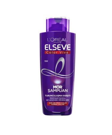 Elseve Color Protection Care Shampoo 450ml & Anti-Orange Purple Shampoo & Purple Mask